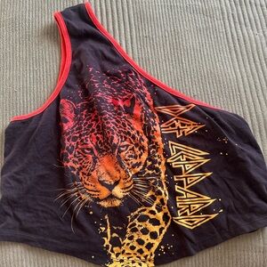 Def Leppard Black and Red T-Shirt